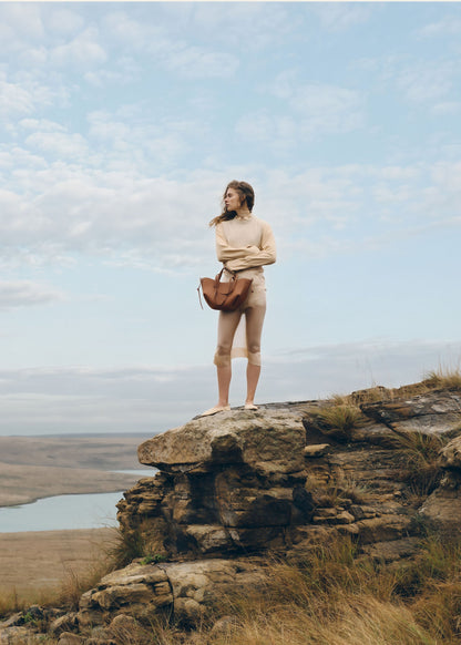 Cyme Mini - Camel Grainé