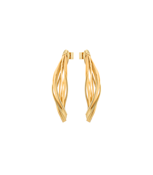 Boucles d’oreilles pendantes Rozo - Rotin