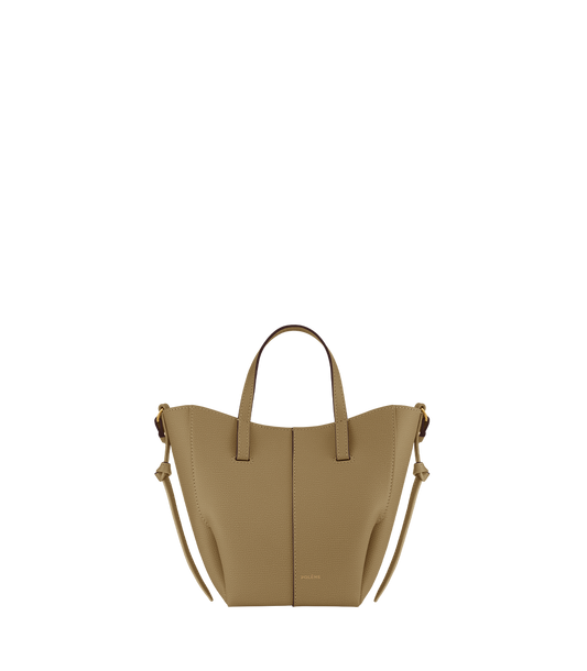 Cyme Tote Nano - Olive Fumée Grainé
