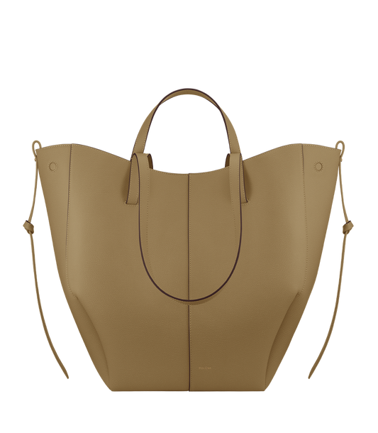 Cyme Tote - Olive Fumée Grainé